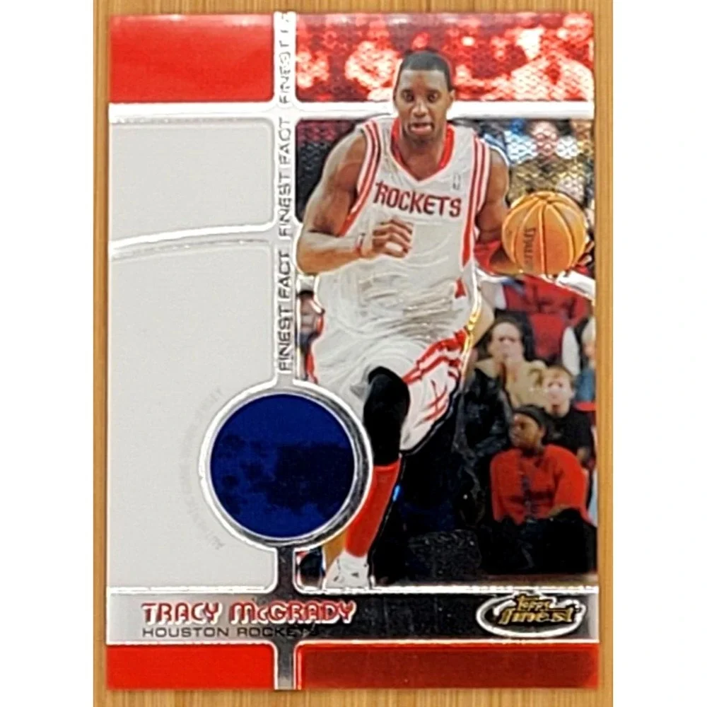 2005-06 TOPPS‎ FINEST TRACY MCGRADY GAME USED JERSEY #D/2000